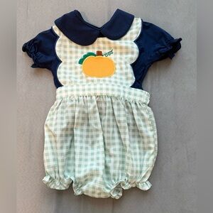 Pumpkin romper outfit